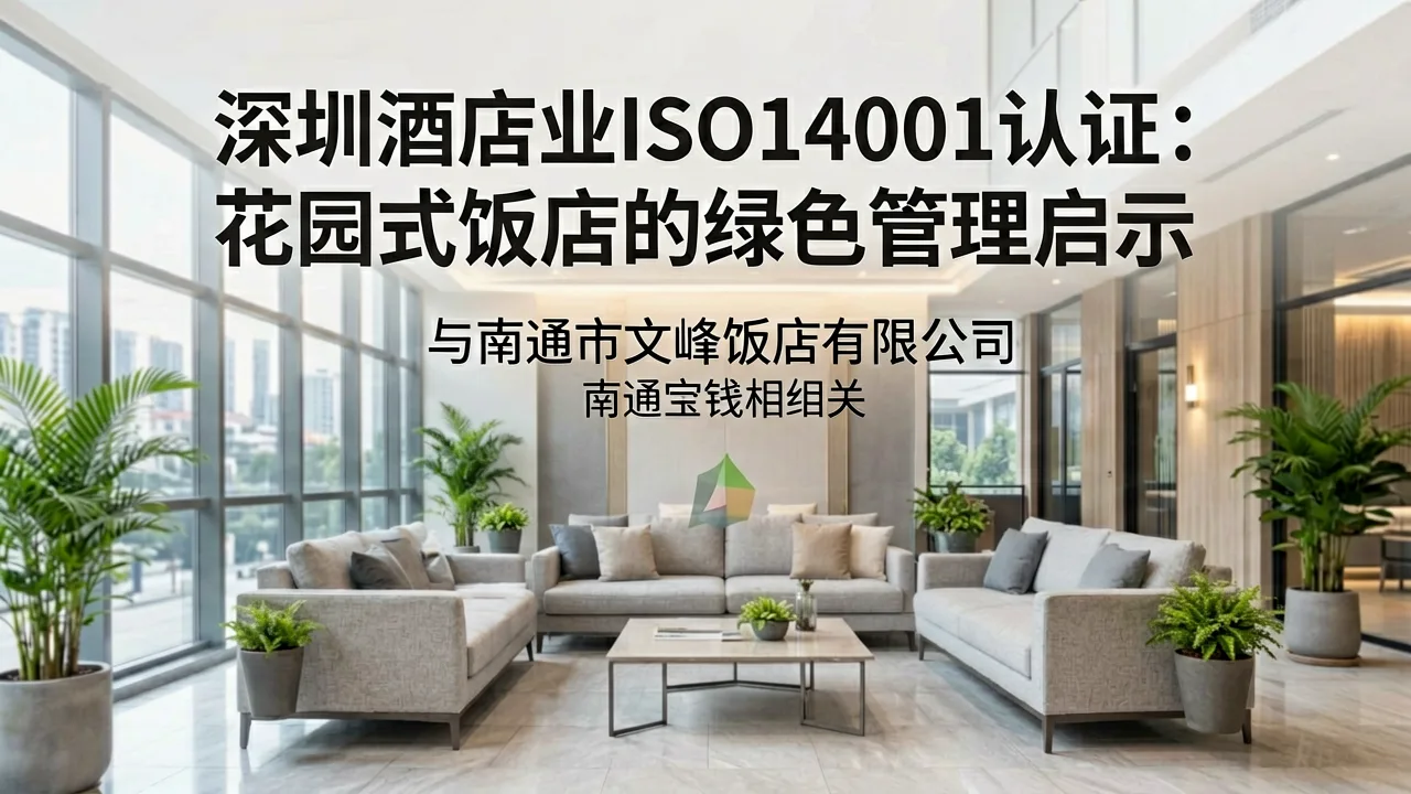 深圳酒店业ISO14001认证：花园式饭店的绿色管理启示